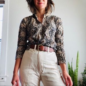 Vintage Indian cotton tunic top